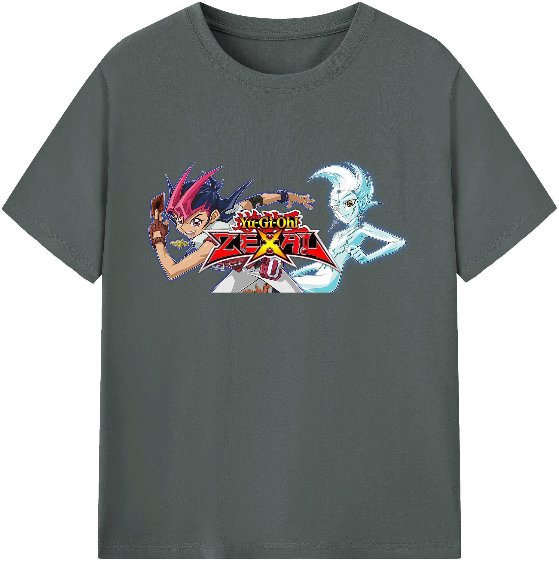 遊☆戯☆王 Yu-Gi-Oh! 綿100％ メンズ半袖Tシャツ｜肌触りやわらか＆通気性